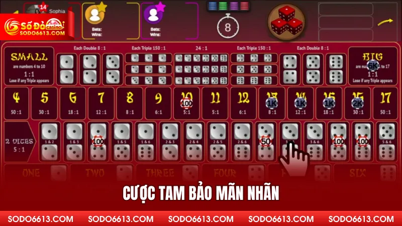 Cược tam bảo mãn nhãn