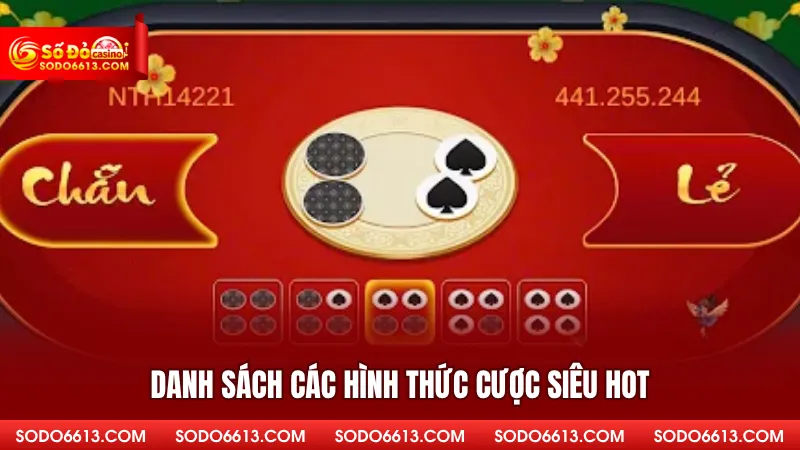Danh sách các hình thức cược siêu hot 