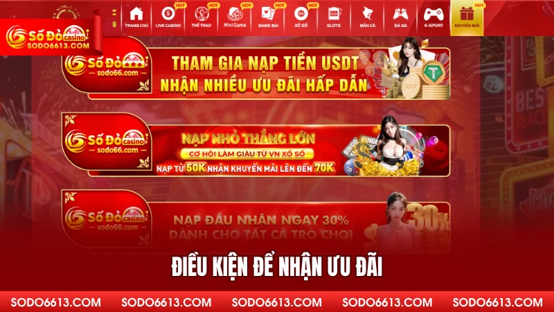 Điều kiện để nhận ưu đãi