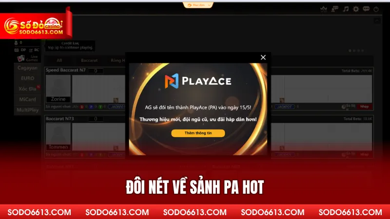 Đôi nét về sảnh PA hot