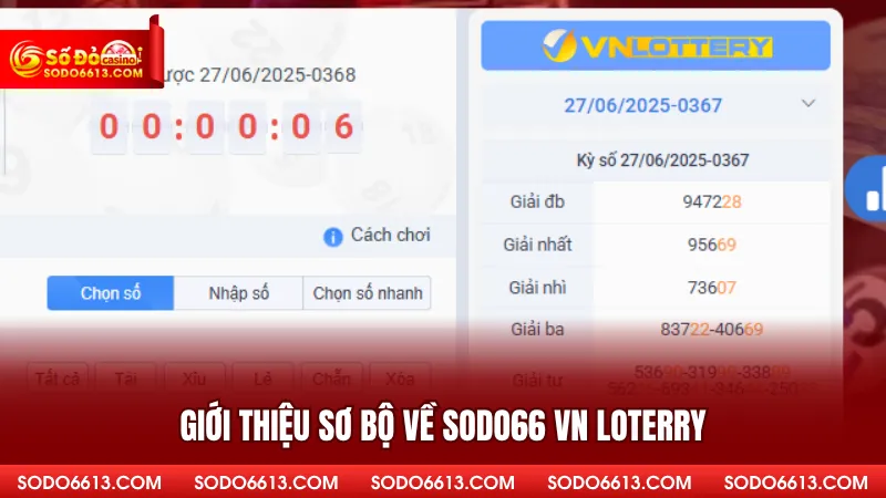 Giới thiệu sơ bộ về Sodo66 VN Loterry