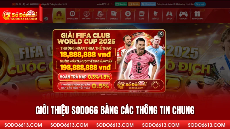 Giới thiệu sodo66 bằng các thông tin chung
