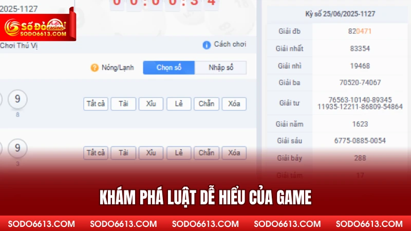 Khám phá luật dễ hiểu của game