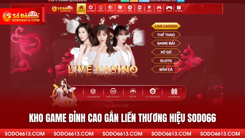 Kho game đỉnh cao gắn liền thương hiệu sodo66