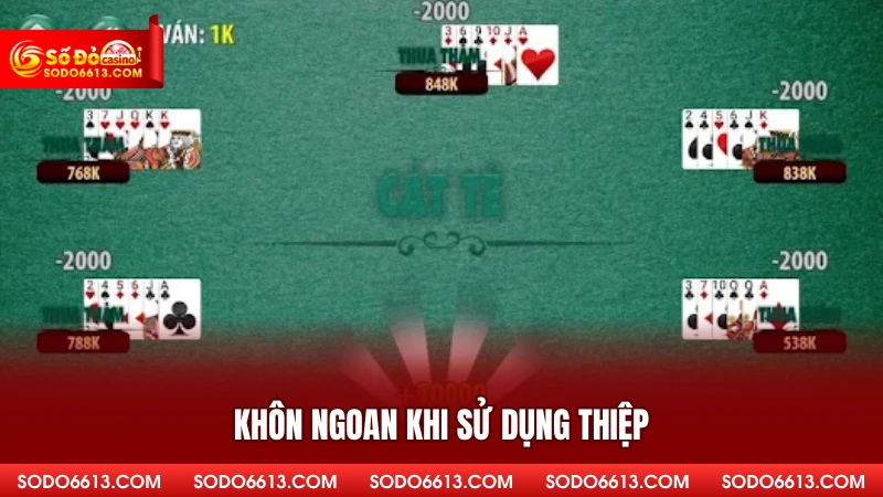 Khôn ngoan khi sử dụng Thiệp