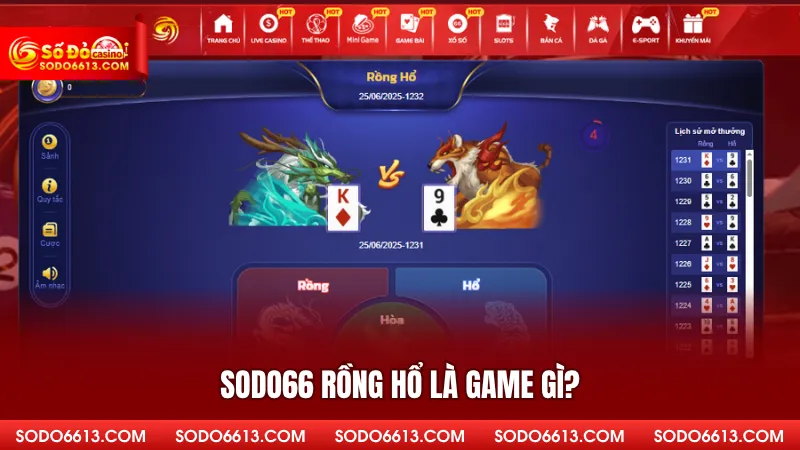 Sodo66 Rồng Hổ là game gì?