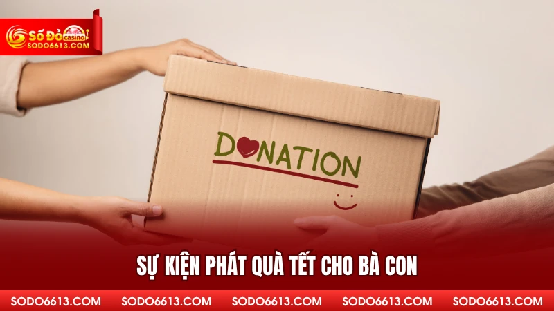 Sự kiện phát quà Tết cho bà con