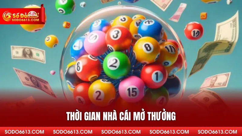 Thời gian nhà cái mở thưởng