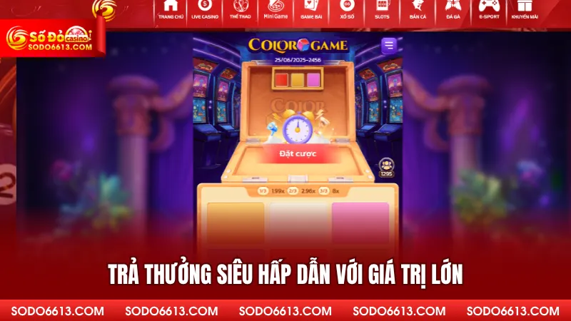 Trả thưởng siêu hấp dẫn với giá trị lớn