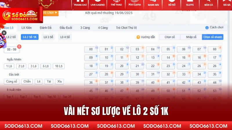 Vài nét sơ lược về lô 2 số 1K